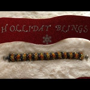 HANDMADE SWAROVSKI CRYSTAL 3/4” BRACELET